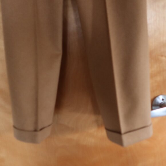 Michael Kors Collection camel/tan pants 100% camel hair sz 4 Made in Italy SOFT! - Picture 7 of 14